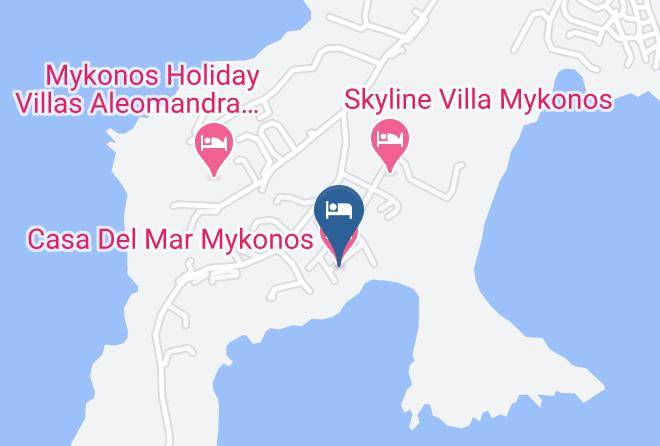 Mykonos - Casa Del Mar Mykonos Maps
