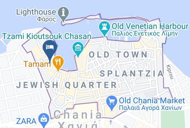 Khania - Casa Delfino Hotel & Spa Maps