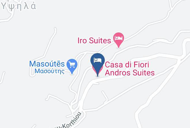 Cyclades - Casa Di Fiori Andros Suites Maps