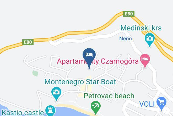 Budva - Casa Di Oliveto Maps
