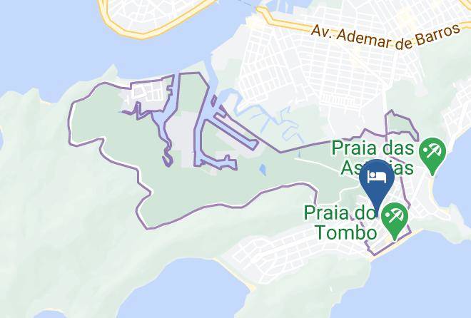 Guaruja - Pousada Meu Lugar Na Praia Tombo Maps