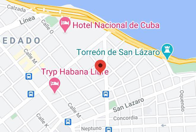 Centro Habana - Casa Edel Maps
