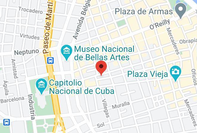 La Habana Vieja - Casa El Vitral Maps