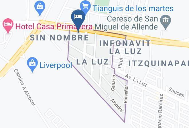San Miguel De Allende - Hotel Dos Lobos Maps