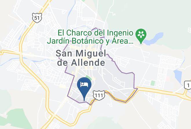 San Miguel De Allende - Casa Grande San Miguel Luxury Vacation Rentals Maps