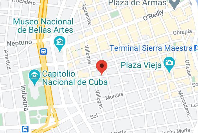 La Habana Vieja - Casa Havana Lourdes 1913 Maps