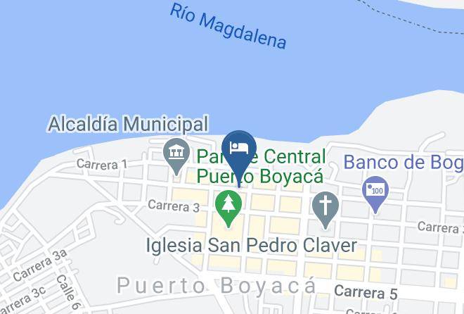 Casa Hotel Kerana Moon Map - Boyaca - Puerto Boyaca