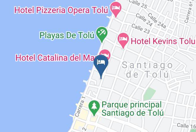Tolu - Hotel Mar De Plata Maps