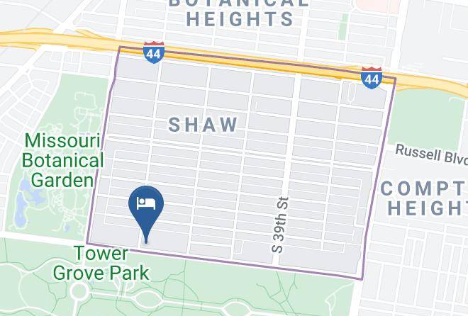St Louis City - Casa Magnolia Bed And Breakfast Maps