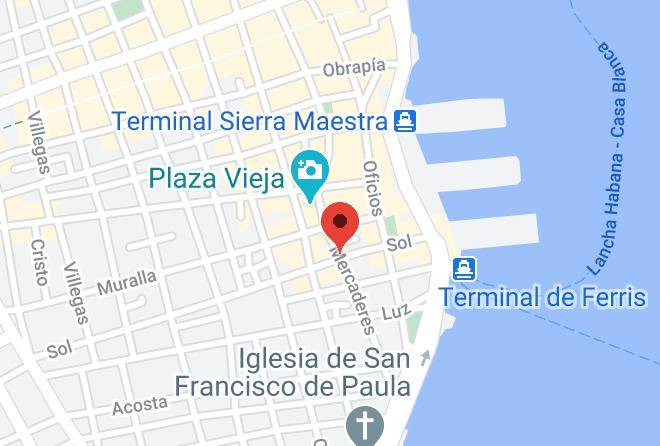 La Habana Vieja - Casa Martha Maps