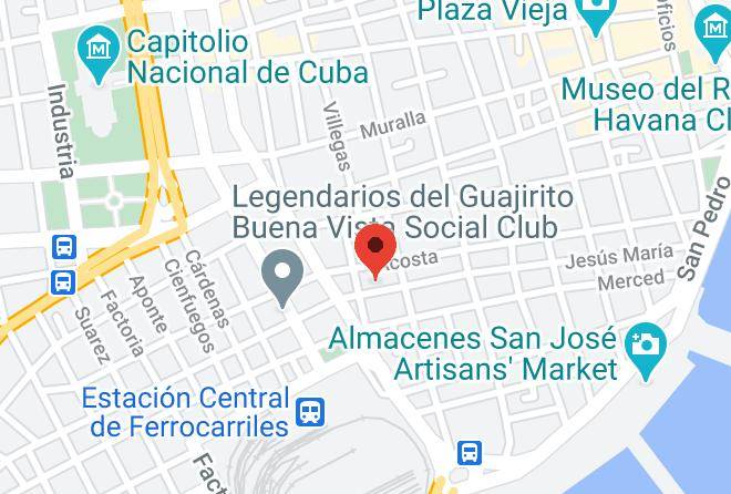 La Habana Vieja - Casa Martha & Yucimi Maps