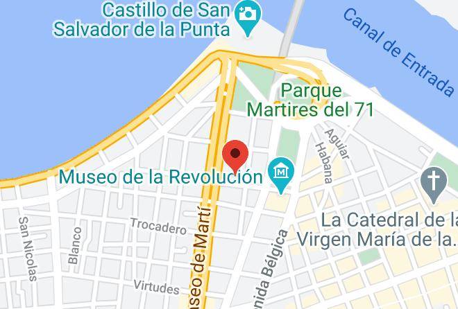 La Habana Vieja - Casa Maura Maps