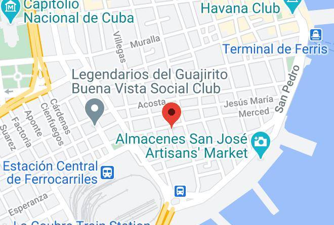 La Habana Vieja - Casa Monte Mora Maps