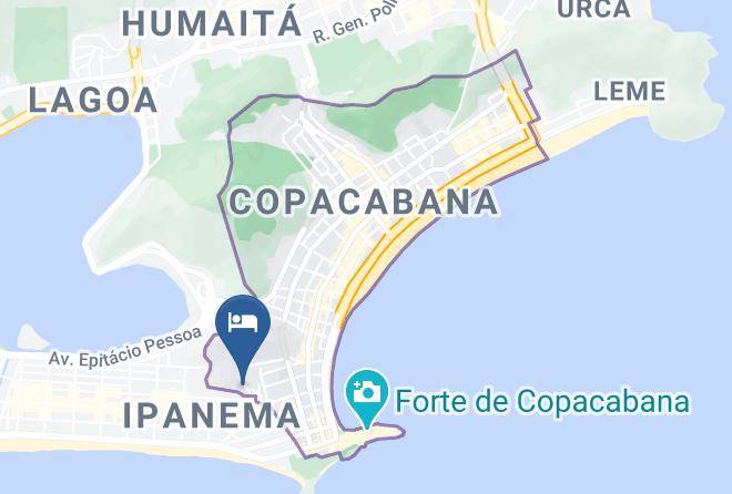 Rio De Janeiro Acabana - L'homme De Rio Maps