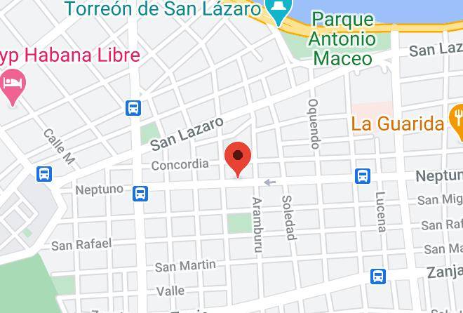 Centro Habana - Casa Palmer Maps