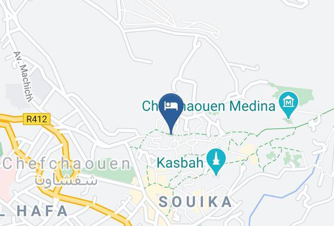 Chefchaouen - Casa Perleta Maps
