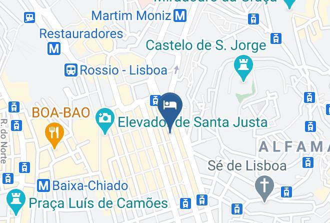 Lisbon - Frutaria Lisbon Suites Maps