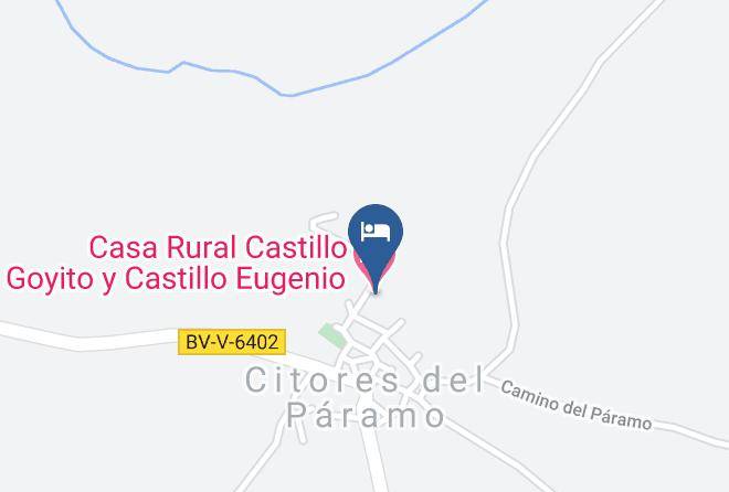Burgos - Castillo Goyito Y Castillo Eugenio Maps