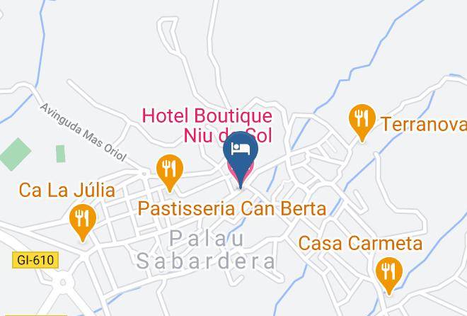 Girona - Hotel Boutique Niu De Sol Maps