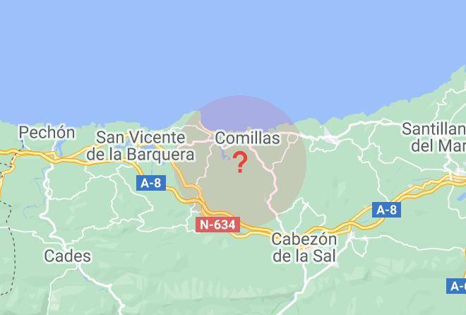 Casa Rural El Teju Mapa - Cantabria - Comillas Araos