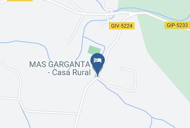 Girona - Mas Garganta Espais Rurals Maps