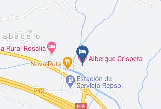 Leon - Albergue Crispeta Maps