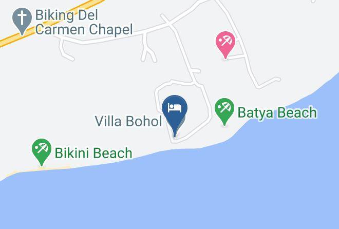 Bohol - Casa Santa Barbara Maps