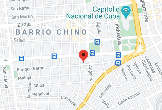 Centro Habana - Casa Silla Maps