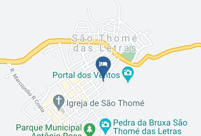 Sao Tome Das Letras - Pousada Raio De Luar Maps