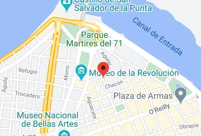 La Habana Vieja - Casa Vitrales Maps