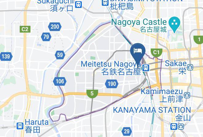 Nagoya City Nakamura Ward - Dai San Star Nagoya Maps