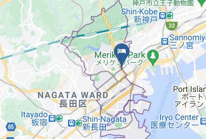 Kobe City Hyogo Ward - Casabella Inn Kobe Maps