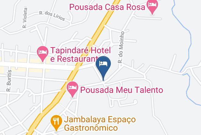 Alto Paraiso De Goias - Pousada Linda Flor Veadeiros Maps