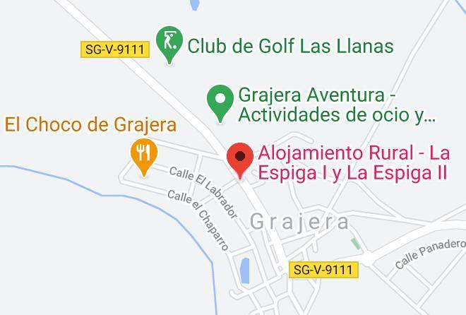Segovia - Alojamiento Rural La Espiga I Y La Espiga Ii Maps
