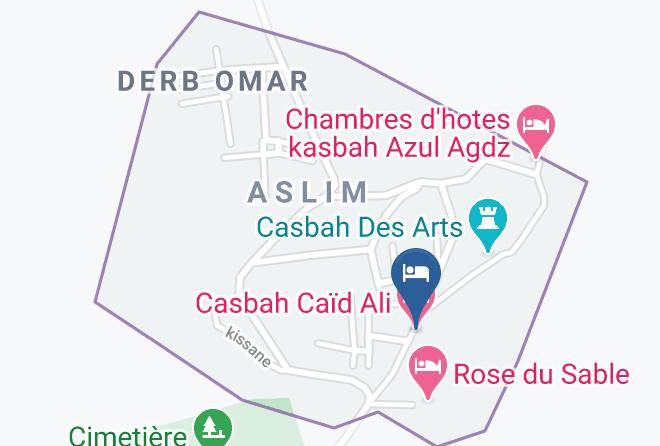 Meknes Tafilalet - Casbah Caid Ali Maps