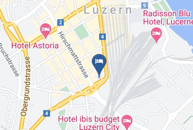 Lucerne - Cascada Boutique Hotel Maps
