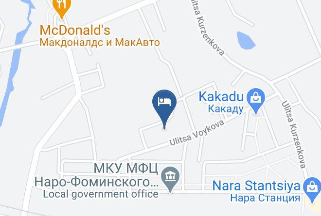 Naro Fominsky District - Cascade Hotel Maps