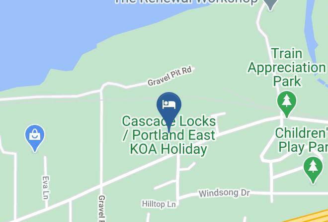 Hood River - Cascade Locks Portland East Koa Holiday Maps