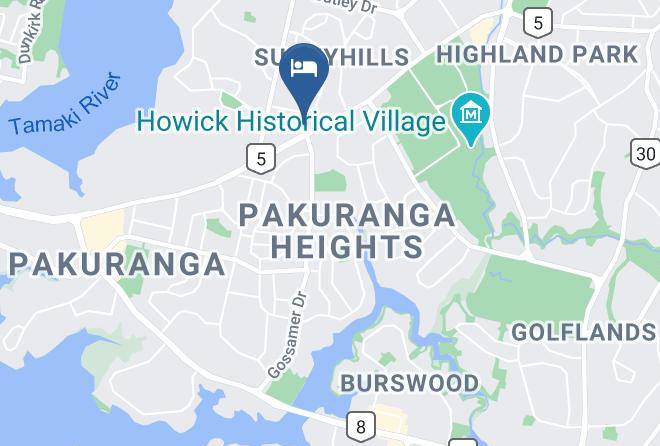 Auckland - Cascades Motor Lodge Maps