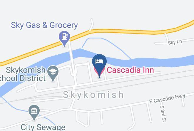 Cascadia Inn Map