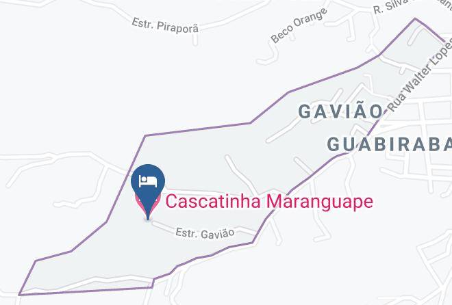 Cascatinha Maranguape Map