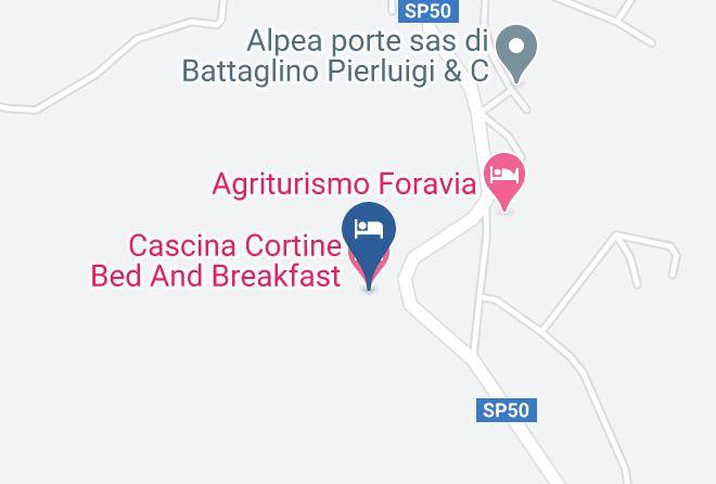 Cuneo - Cascina Cortine Bed And Breakfast Maps