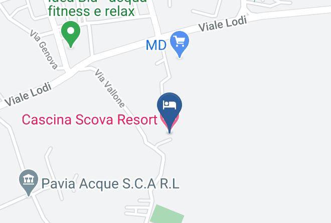 Pavia - Cascina Scova Resort Maps