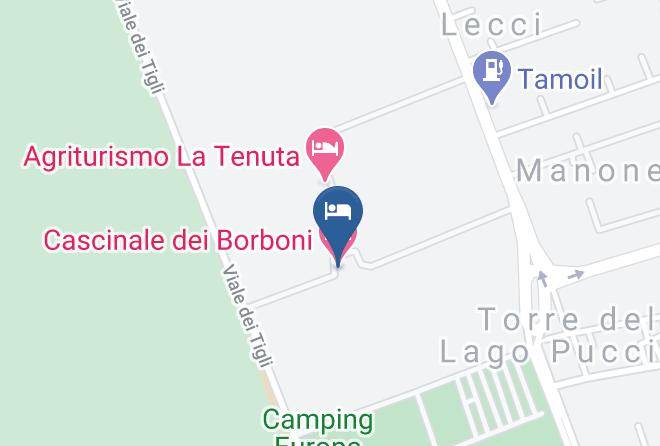 Lucca - Cascinale Dei Borboni Maps