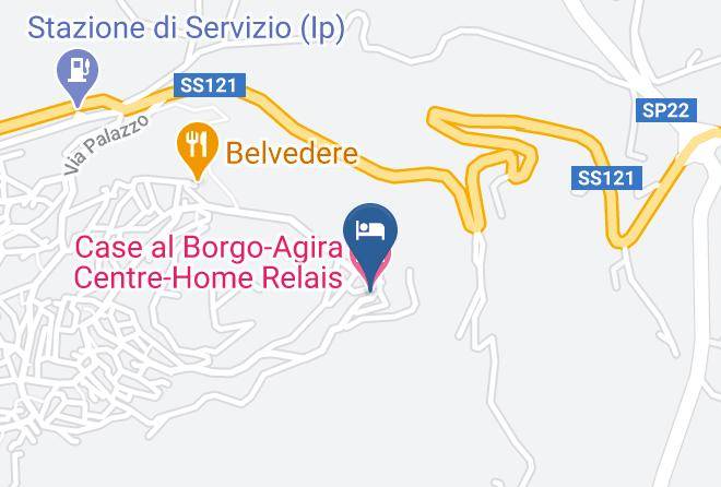 Enna - Case Al Borgo Agira Centre Home Relais Maps