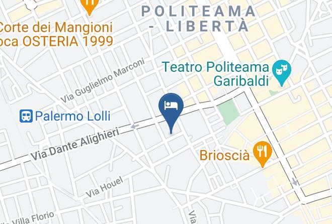 Palermo - Case D'a Mare Palermo Maps
