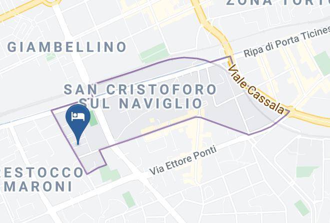 Milan - Case Dei Postini Maps