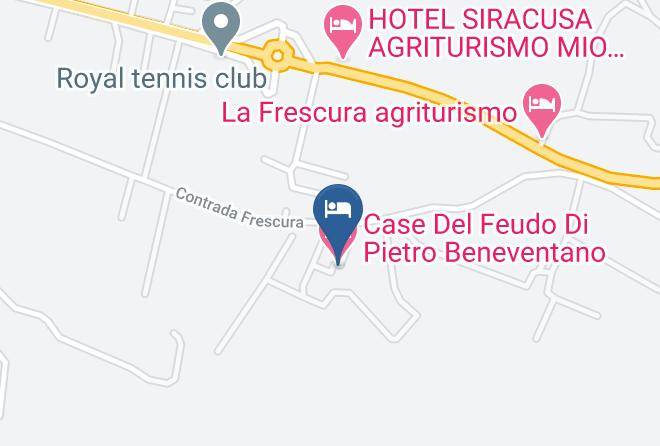 Syracuse - Case Del Feudo Di Pietro Beneventano Maps