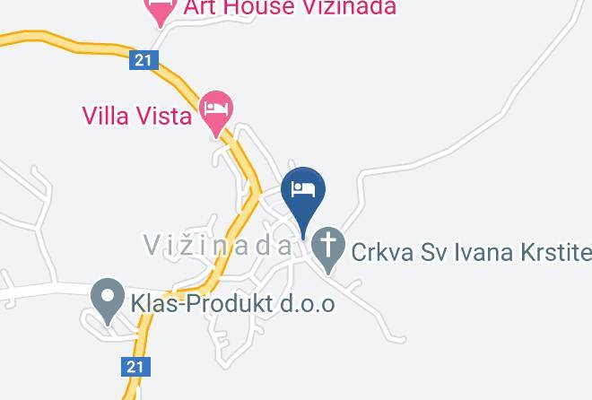 Vizinada - Case Terra Mirna Maps