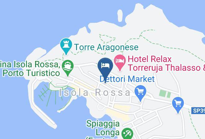 Sassari - Case Vacanza Isola Rossa Maps